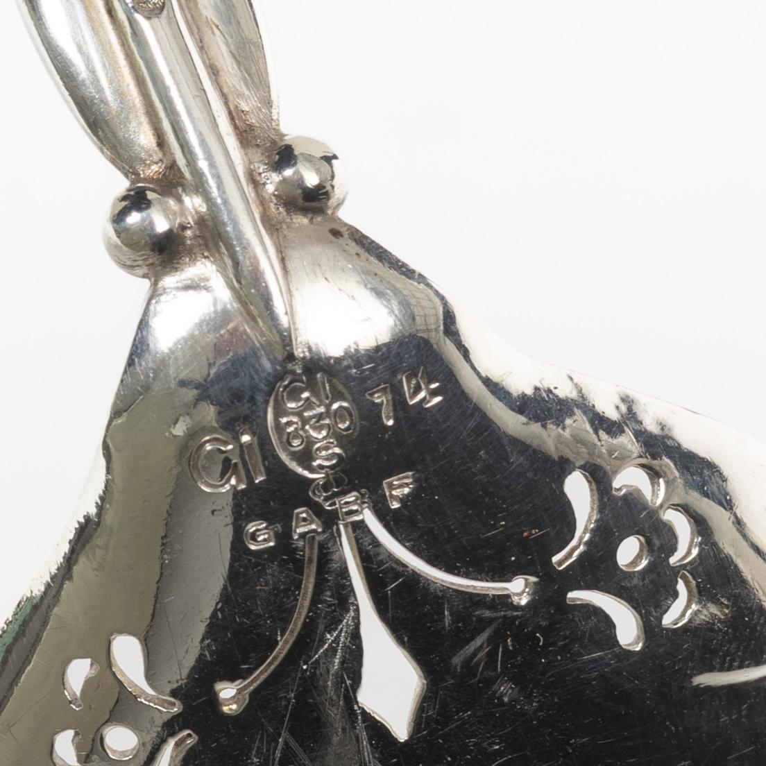 Silver, 4 pieces, Denmark, Norway early 20th century.