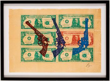 Richard Ryan · RICHARD RYAN, monoprint, signerad.