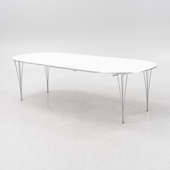 Bruno Mathsson & Piet Hein, matbord, "Superelips" för Fritz Hansen, Danmark.