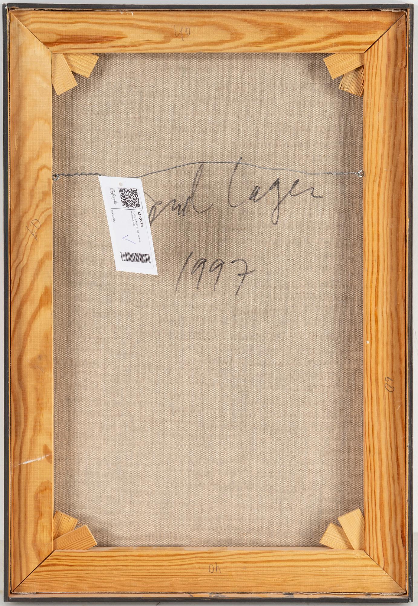 TORD LAGER, oil on canvas, signed and dated 1997.