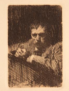 Anders Zorn, etchings, 3, unsigned for "Föreningen för grafisk konst", 1889, 1903.