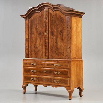 A Swedish Rococo 18th century cupboard.