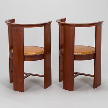 Eliel Saarinen, karmstolar, ett par, "Hannes", Adelta Oy, Finland.