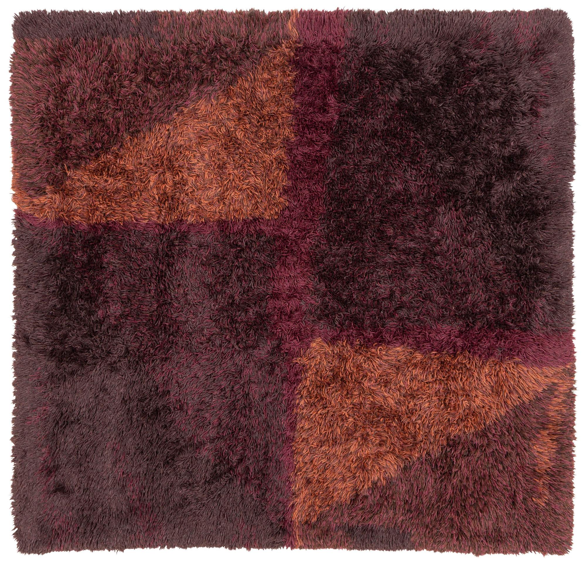 Timo Sarpaneva, matta, "D-4" rya, ca 197 x 201 cm, Villayhtymä Oy - Uniwool Ltd.