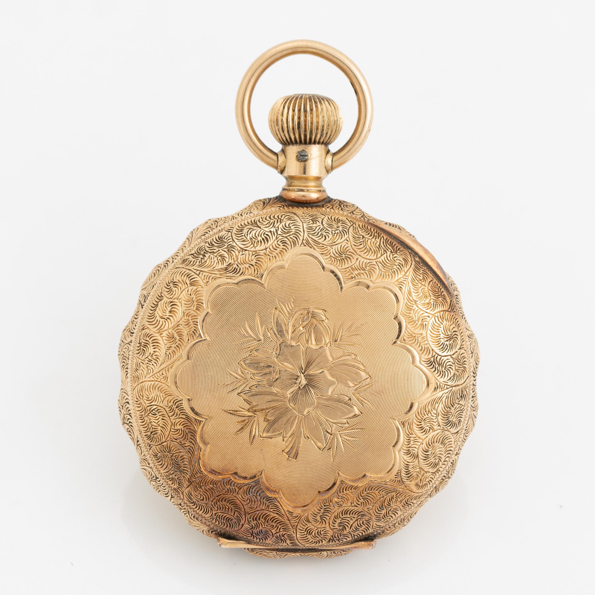 Hampden Watch Co, pocket watch, 41 mm.