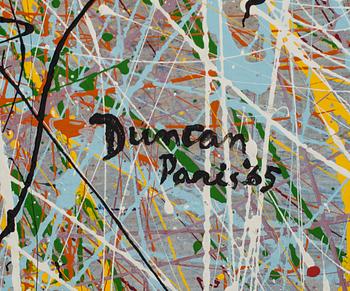 JOSEPH DUNCAN, olja på uppfodrad duk, signerad och daterad Paris -65.