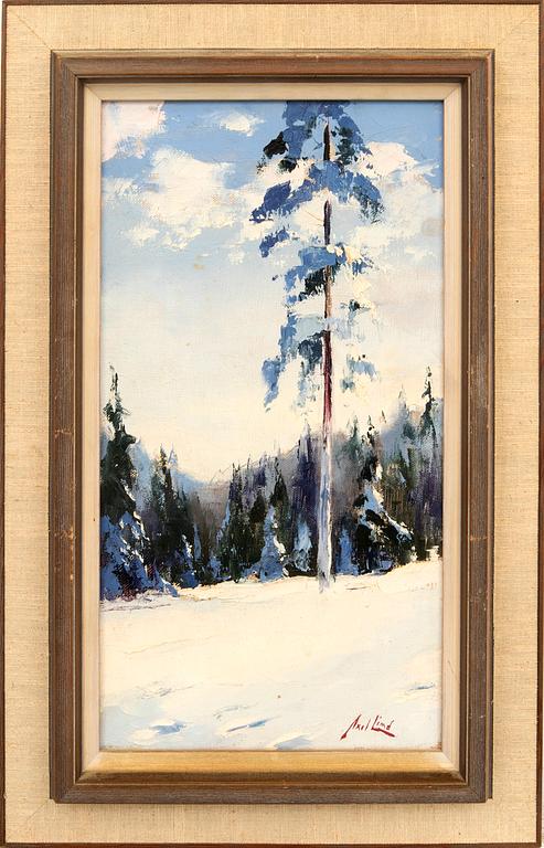 Axel Lind, Snow-laden Trees.