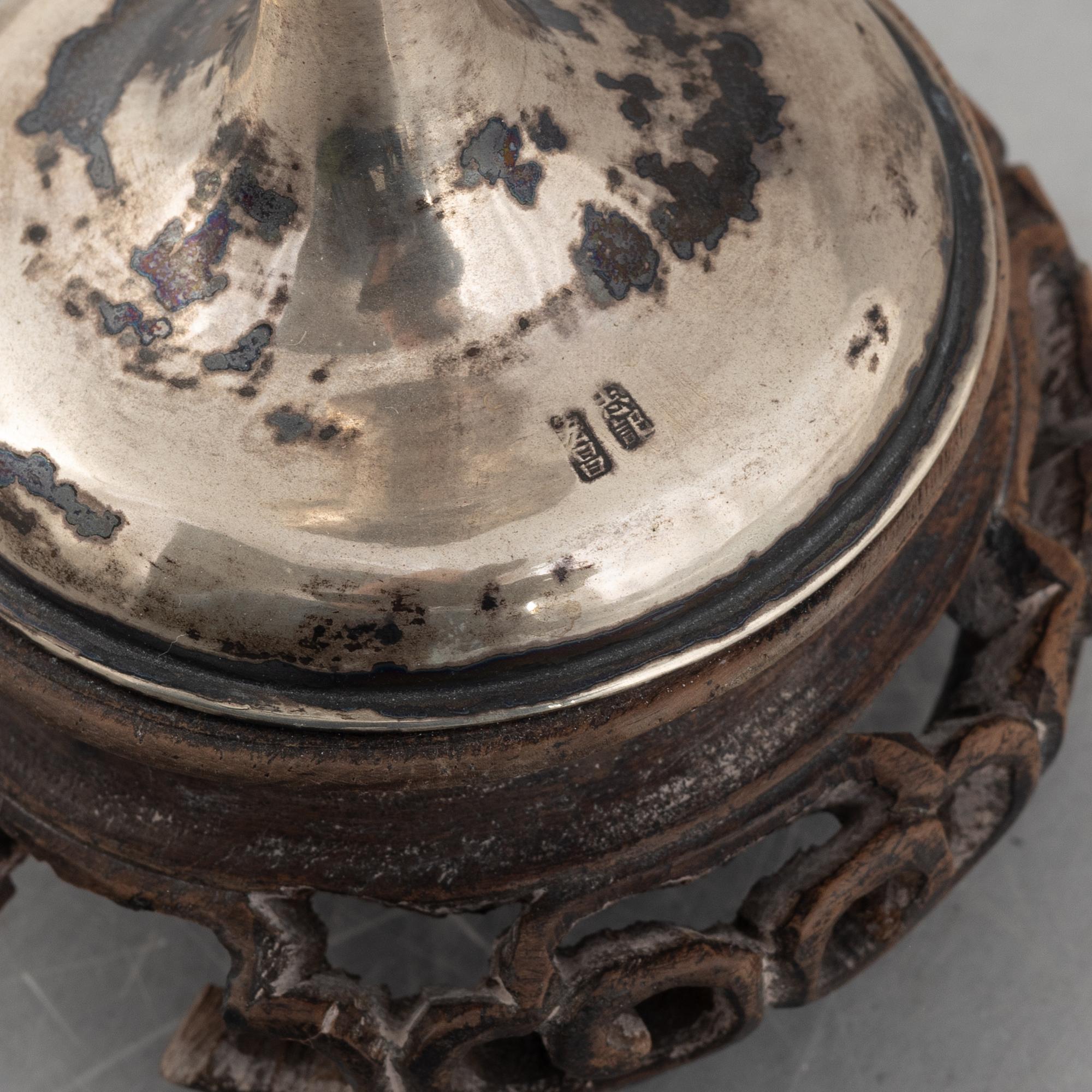 A Chinese silver vase, around 1900.