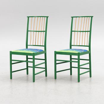 Josef Frank, stolar, ett par, model 2025, Firma Svenskt Tenn, formgiven 1925.