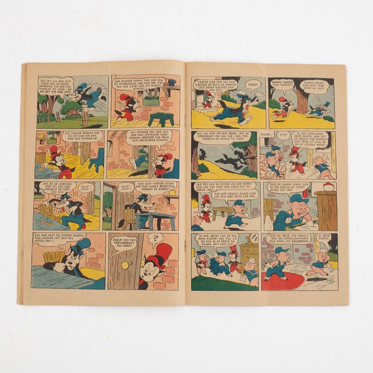 Comic book, "Kalle Anka & Co" No. 8, 1950.