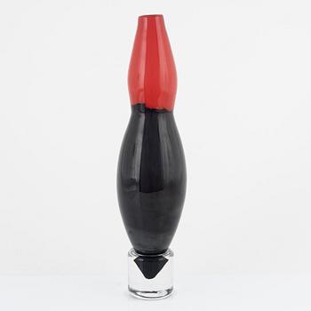 Matz Borgström, a vase, Orrefors, 1987.