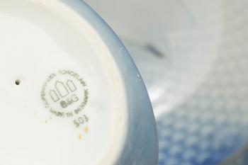 MATSERVIS, 39 delar, porslin, "Måsen", Bing o Gröndahl.