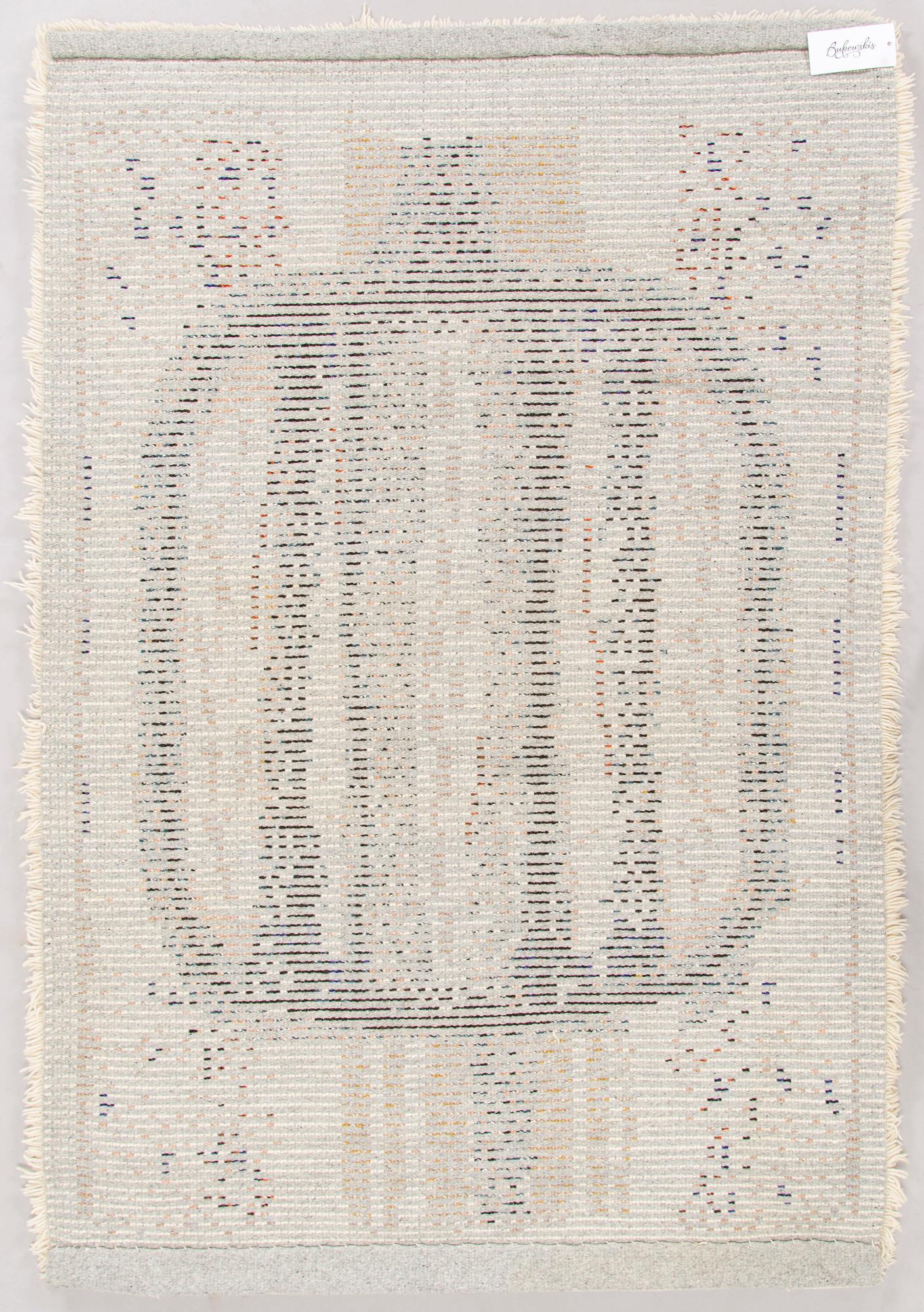 Marjukka Rautavirta, rya, modell för Laura Korpikaivo-Tamminen. Ca 155 x 100 cm.