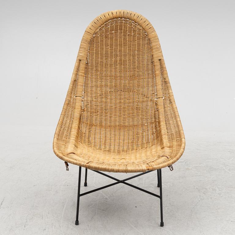 Kerstin Hörlin-Holmquist, an armchair, "Stora Kraal", designed for Nordiska Kompaniet's Triva series in 1952.