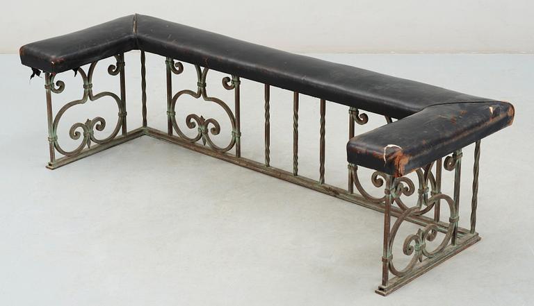 BÄNK, järn, 1800-talets andra hälft.
