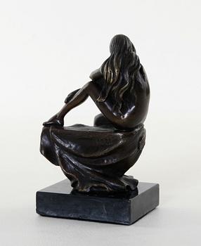 OKÄND KONSTNÄR, skulptur, brons, 1900/2000-tal.