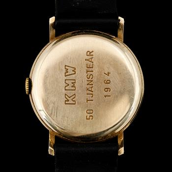 ARMBANDSUR, 14K guld, Movado, 1900-talets andra hälft.