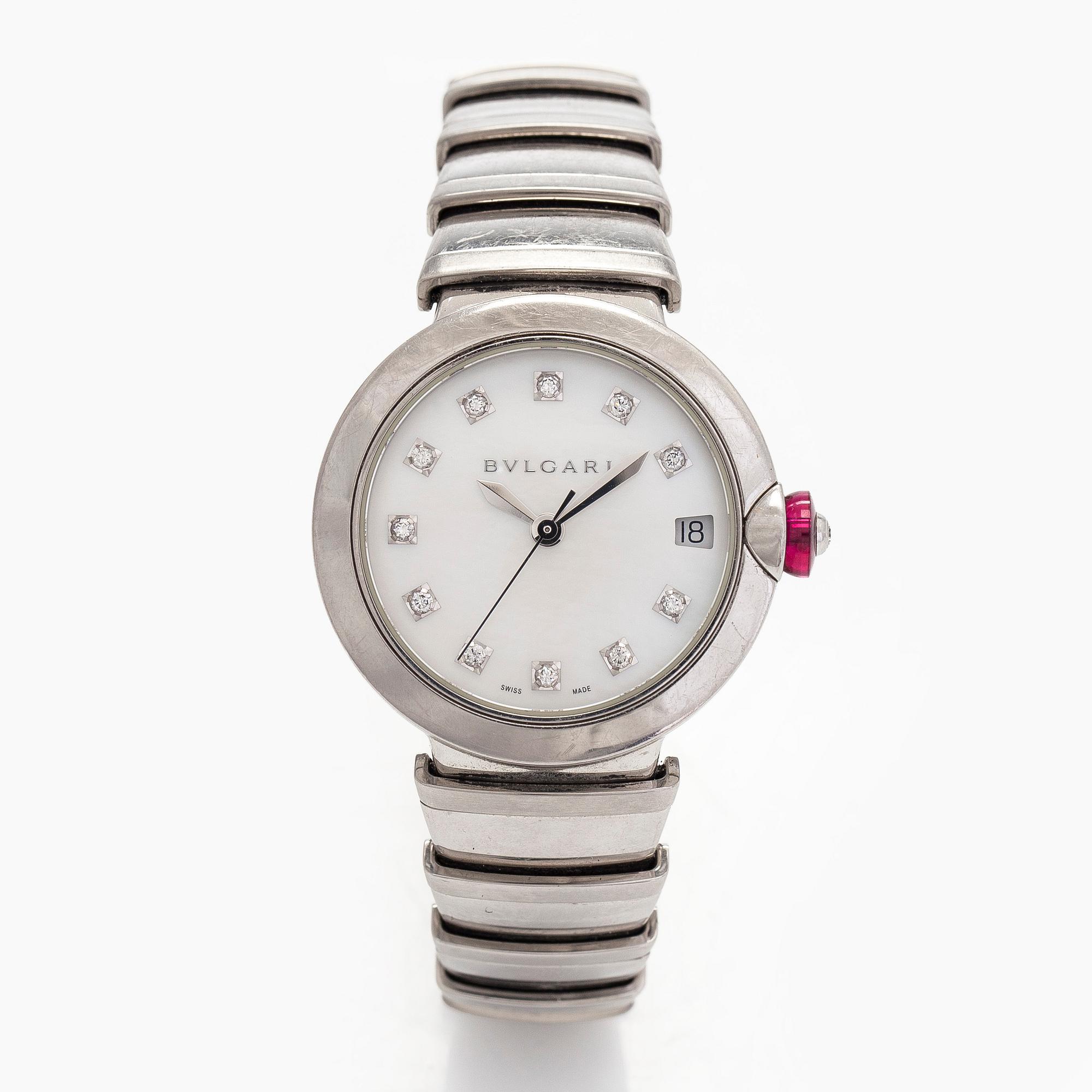 Bulgari, Lucea, armbandsur, 33 mm, stål, automatisk, 2017.