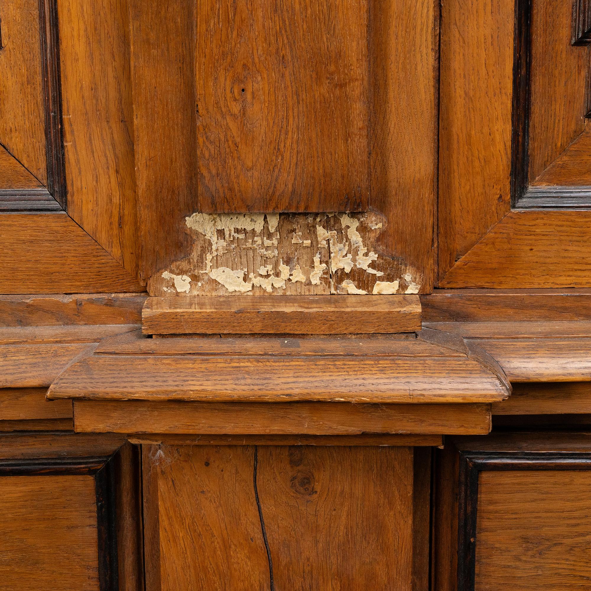 A Baroque cabinet, 18th Century.