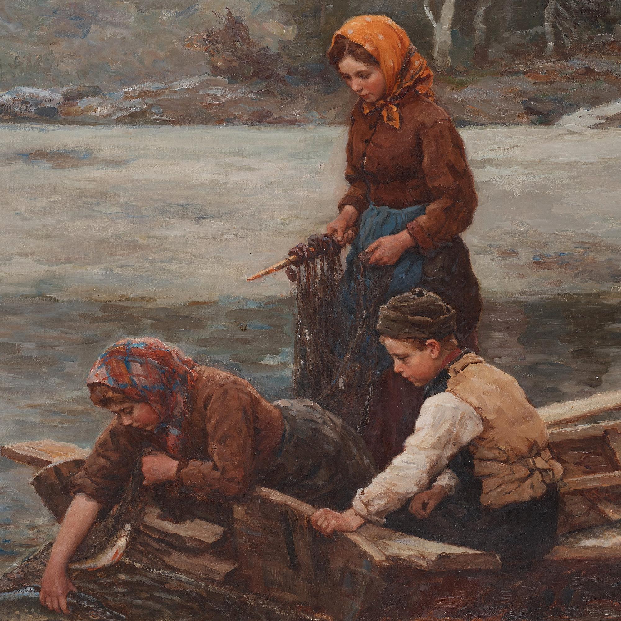 Jahn Ekenaes, Family fishing.