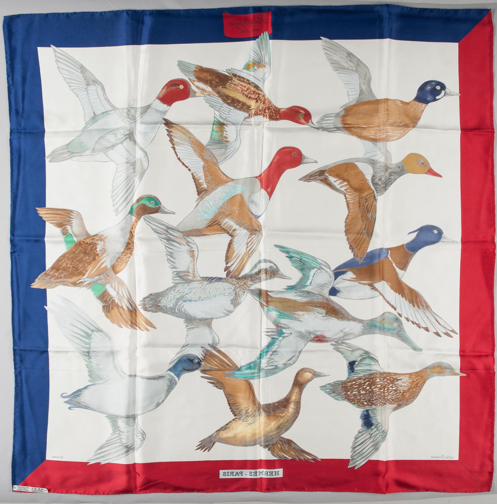 SCARF, "Sauvagine en Vol", Hermès.