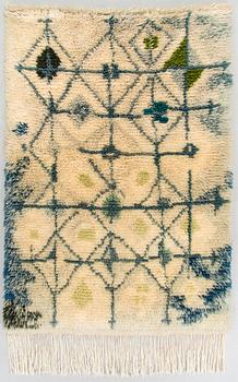 A Finnish long pile rug. Circa 140 x 100 cm. - Bukowskis