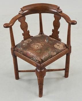PUDERSTOL, senbarock, 1700-tal.