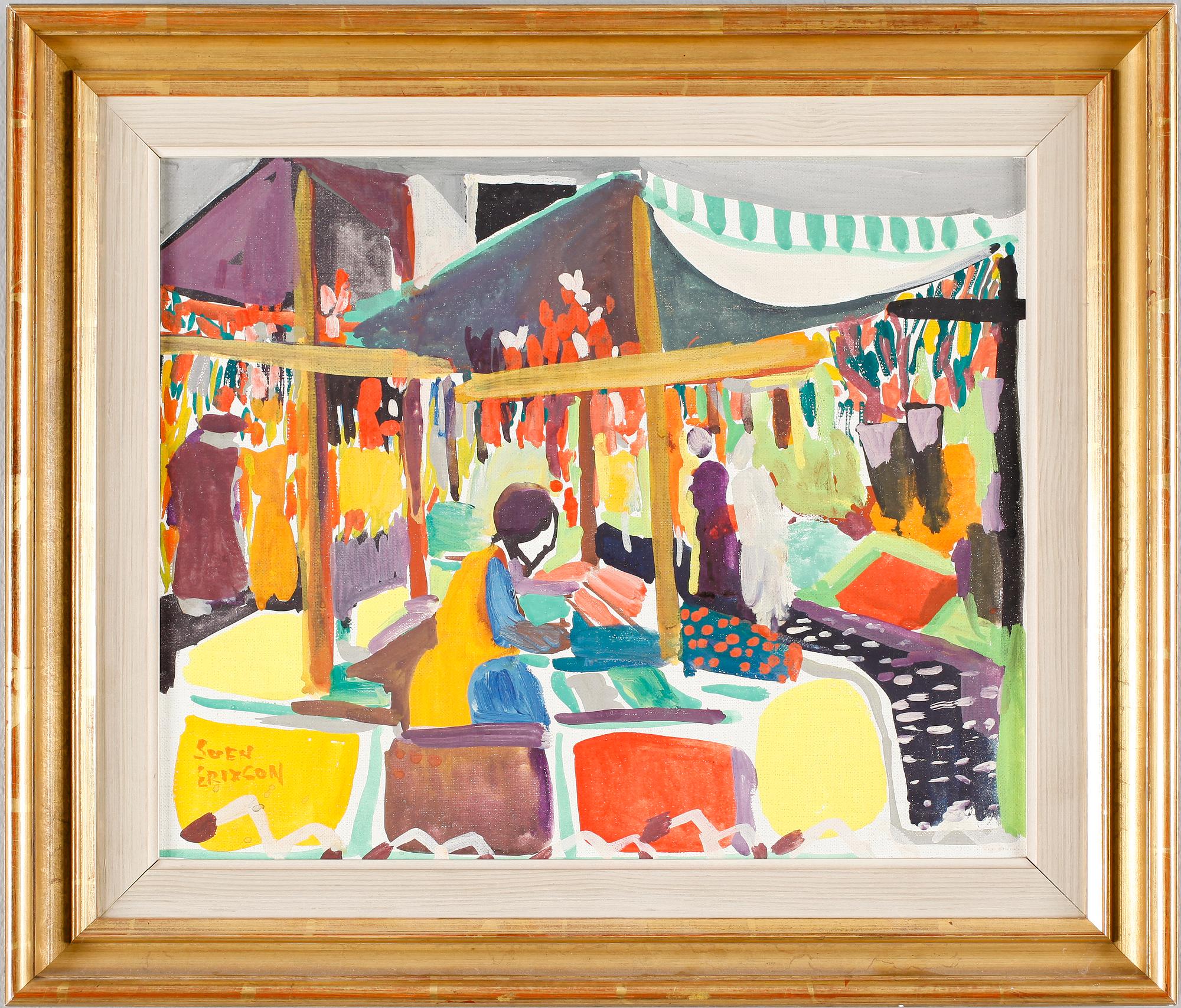 SVEN X:ET ERIXSON, gouache, signerad.