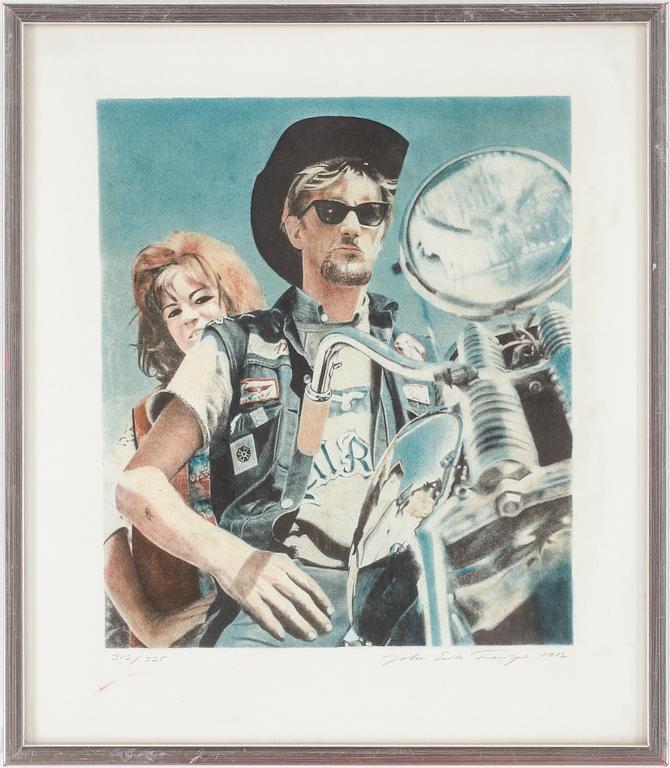 JOHN ERIK FRANZÉN, färglitografi, signerad o numrerad 312/325, daterad 1982.