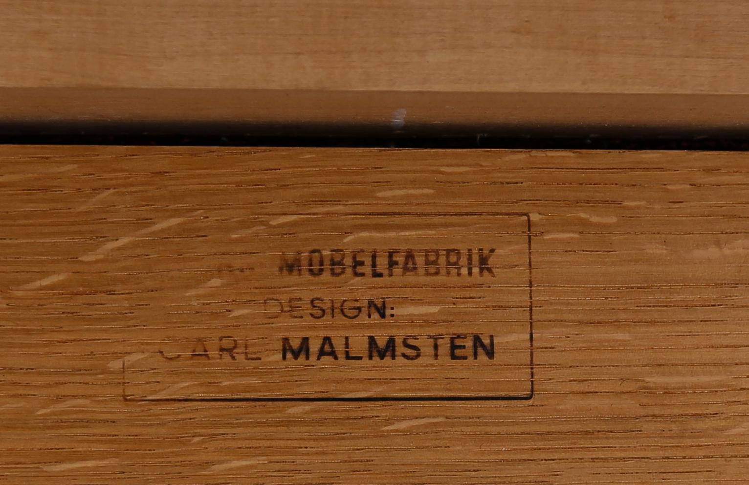 STOLAR, 8 st, "Calmare Nyckel", Carl Malmsten, Åfors Möbelfabrik, 1900-talets andra hälft.