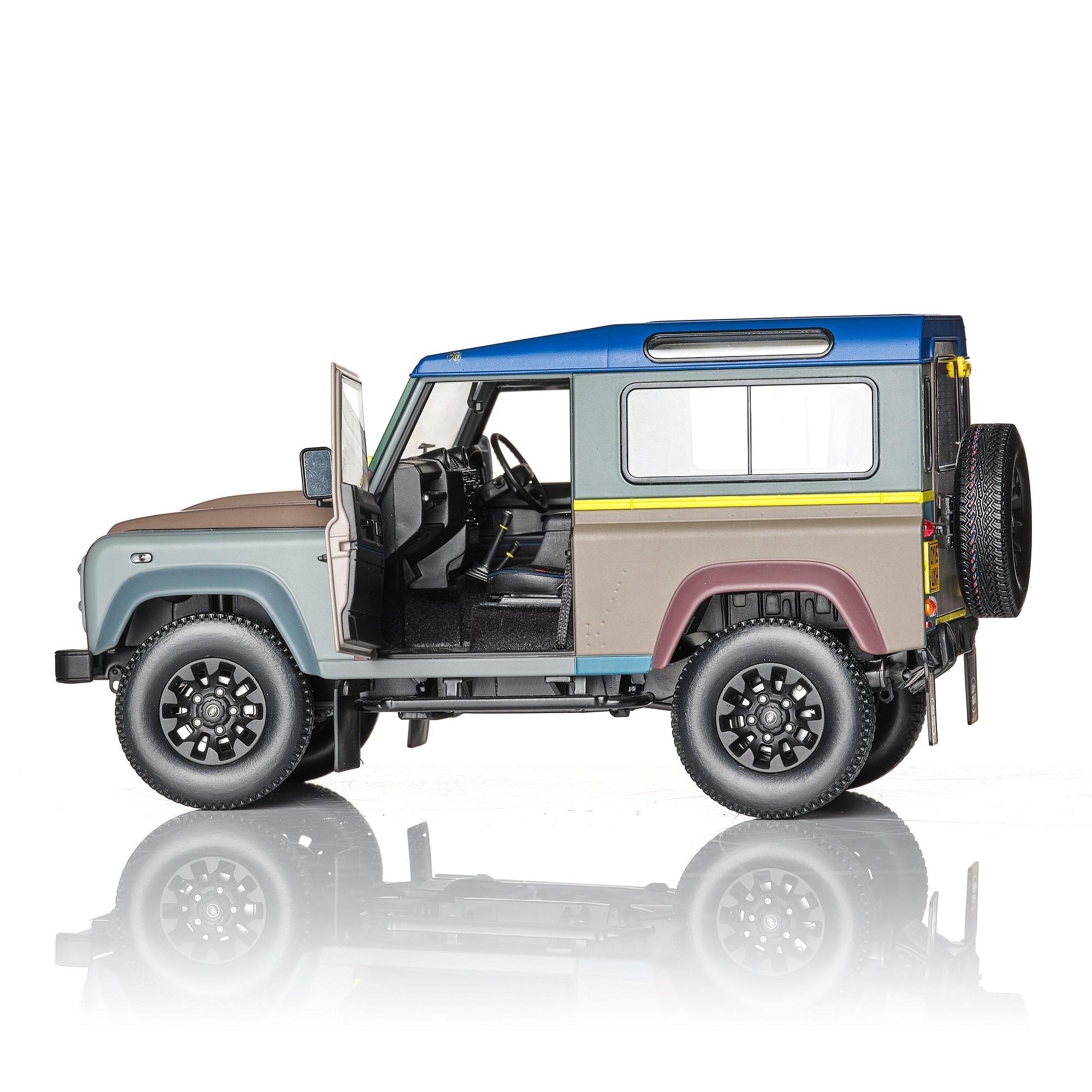 Paul Smith, a model car, Land Rover "Defender 90", Paul Smith Edition, signed by Paul Smith, Almost Real 2015.