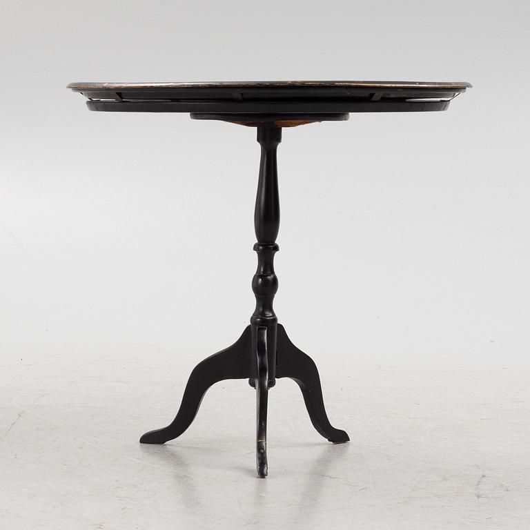 A late 19th century tray table.