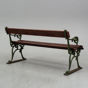 A garden sofa, first half of the 20th century.