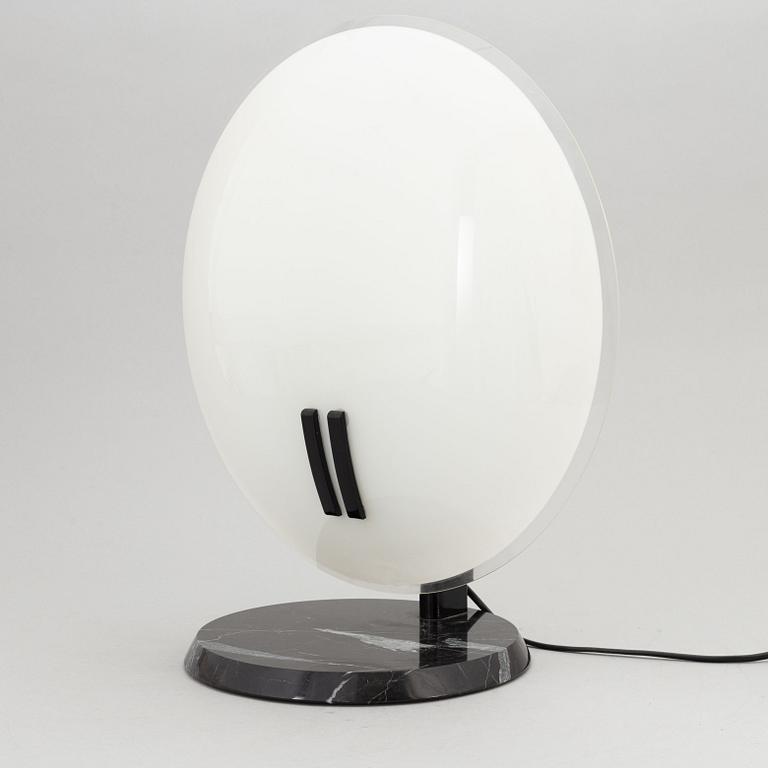Bruno Gecchelin, a 'Perla Table Lamp' from Oluce, Italy, designed 1980.