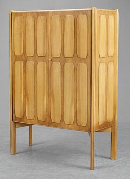 A Carl-Axel Acking elm cabinet, Sweden 1940's.