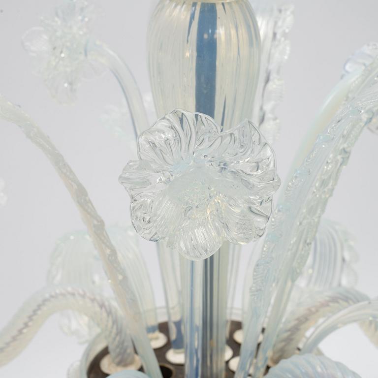 A Venetian style chandelier, 1950's/60's.