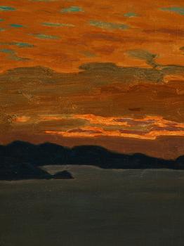 Pelle Swedlund, Ship at dusk.