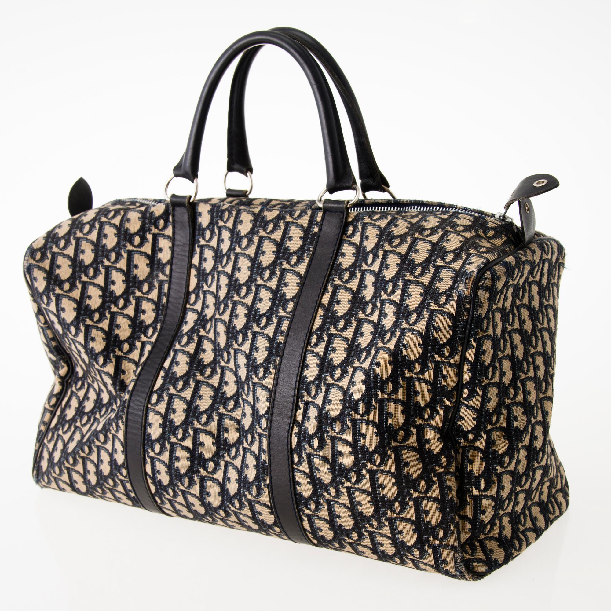 Vintage dior monogram bag deals
