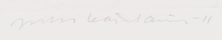 Juho Karjalainen, etching, signed and dated -11, numbered 32/90.