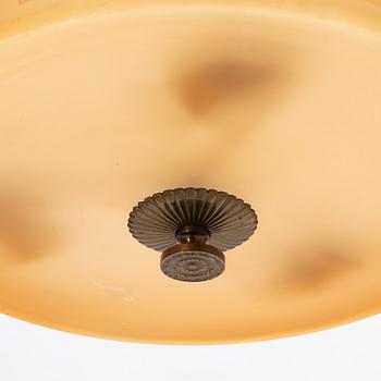 Harald Notini, a model '6584' ceiling lamp, Arvid Böhlmarks Lampfabrik, Sweden, 1930's.