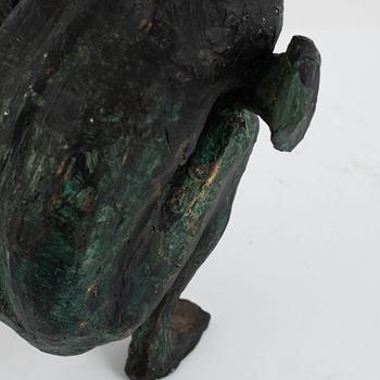 Gudrun Eduards, "Kalfaktorn", "Japansk fågel", Hukande figur, 3 st.