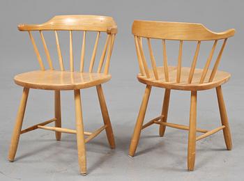 STOLAR, 6 st, "Småland" Yngve Ekström, 1900-talets andra hälft.