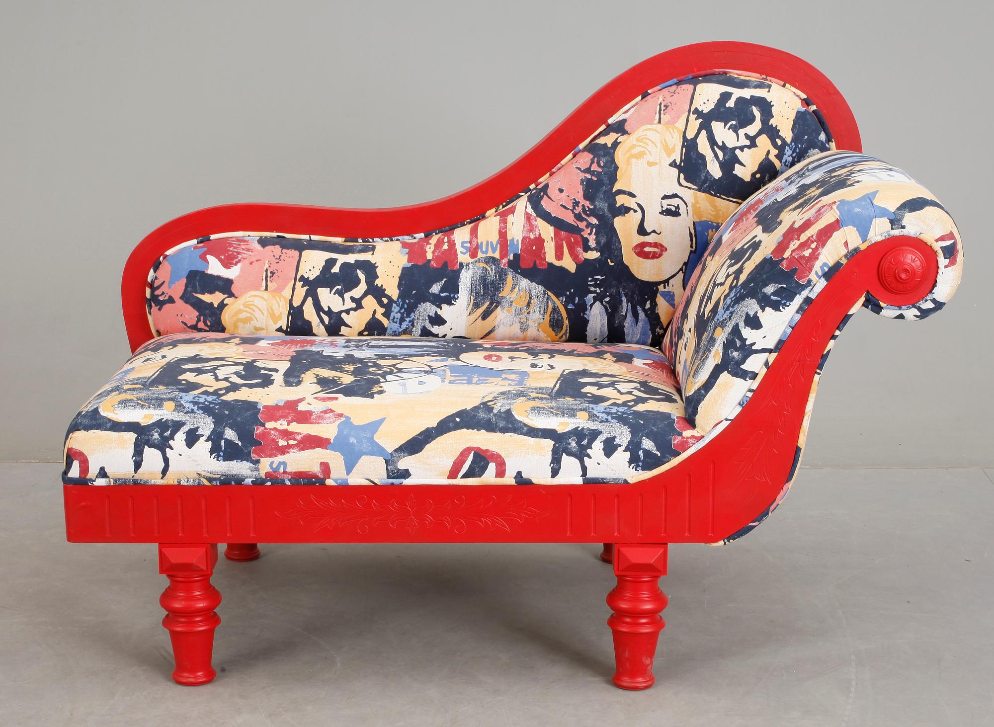 CHAISELONGUE, omkring sekelskiftet 1900.