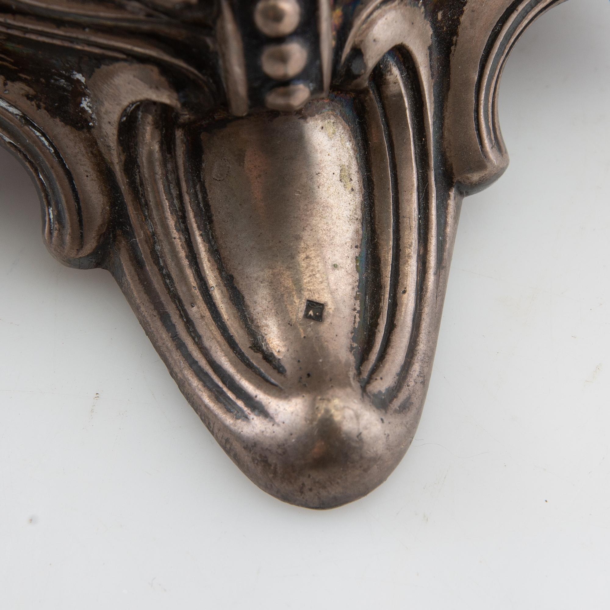 Candelabrum silver Louis XV style possibly Austria around 1900.