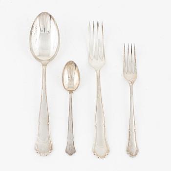 A Swedish silver cutlery set, 113 pieces, marks of  GAB, Stockholm 1950s.