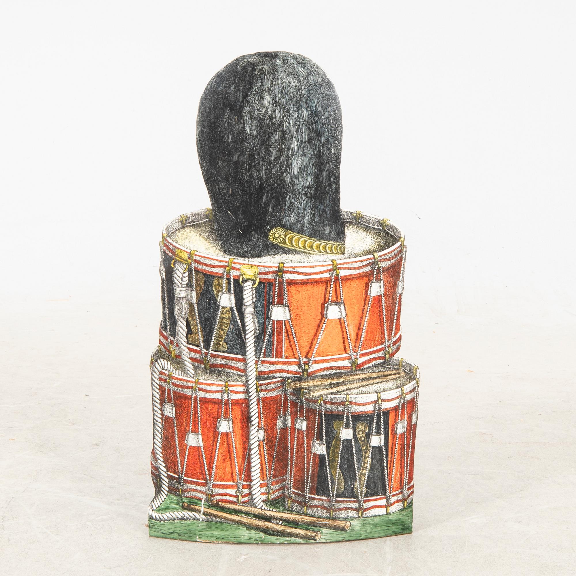 An umbrella stand by Piero Fornasetti, Milano.