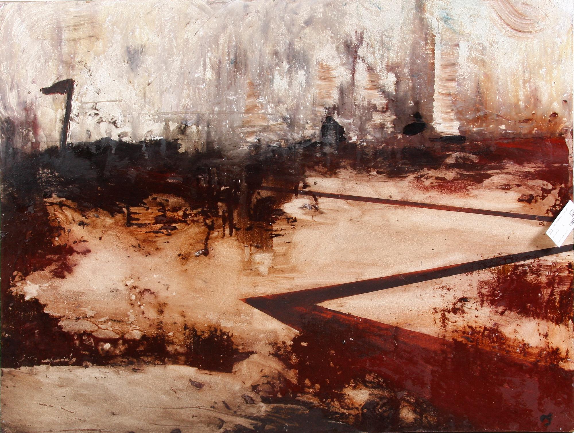 FALK, JOHANNES, olja på pannå.