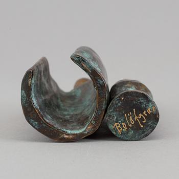 BO LÖFGREN, brons, skulptur, signerad.