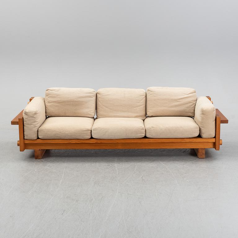 Yngve Ekström, a pine sofa model 'Dymling', Swedese, presumably 1970s.