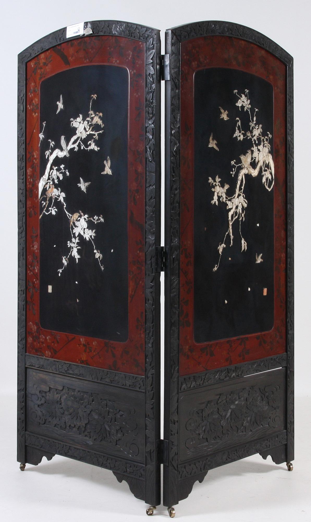 VIKSKÄRM, orientalisk, 1900-tal.